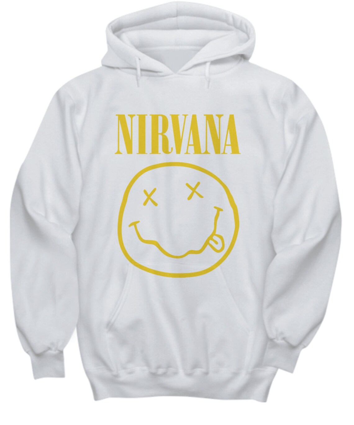 Nirvana Graphic Statement Shirt Nirvana Happy face | Etsy