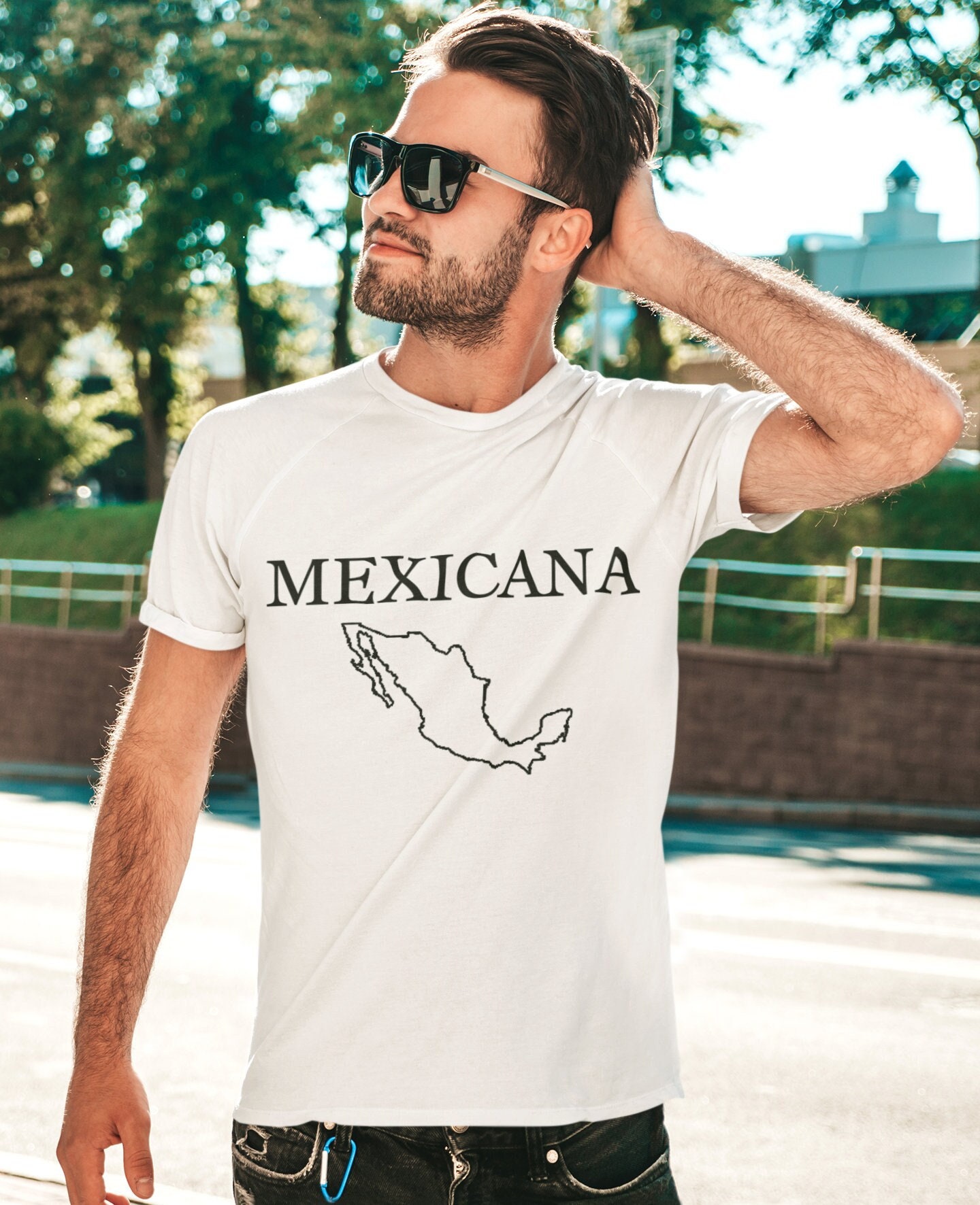 Short Sleeve Tee Shirt Mexican Pride 