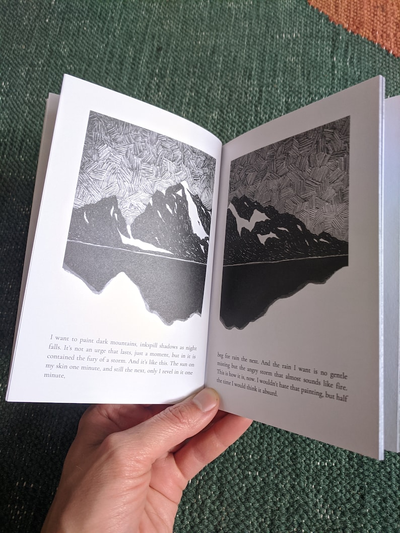 Lines : Illustrated poetry book / zine afbeelding 2