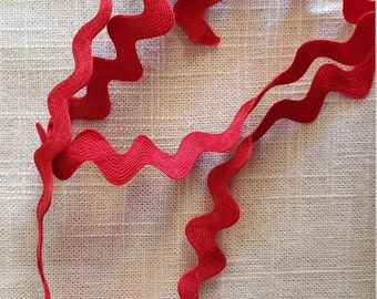 Red Rick Rack Jumbo - Etsy