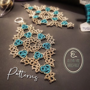 Fairy Clover graphic pattern, for tatting work