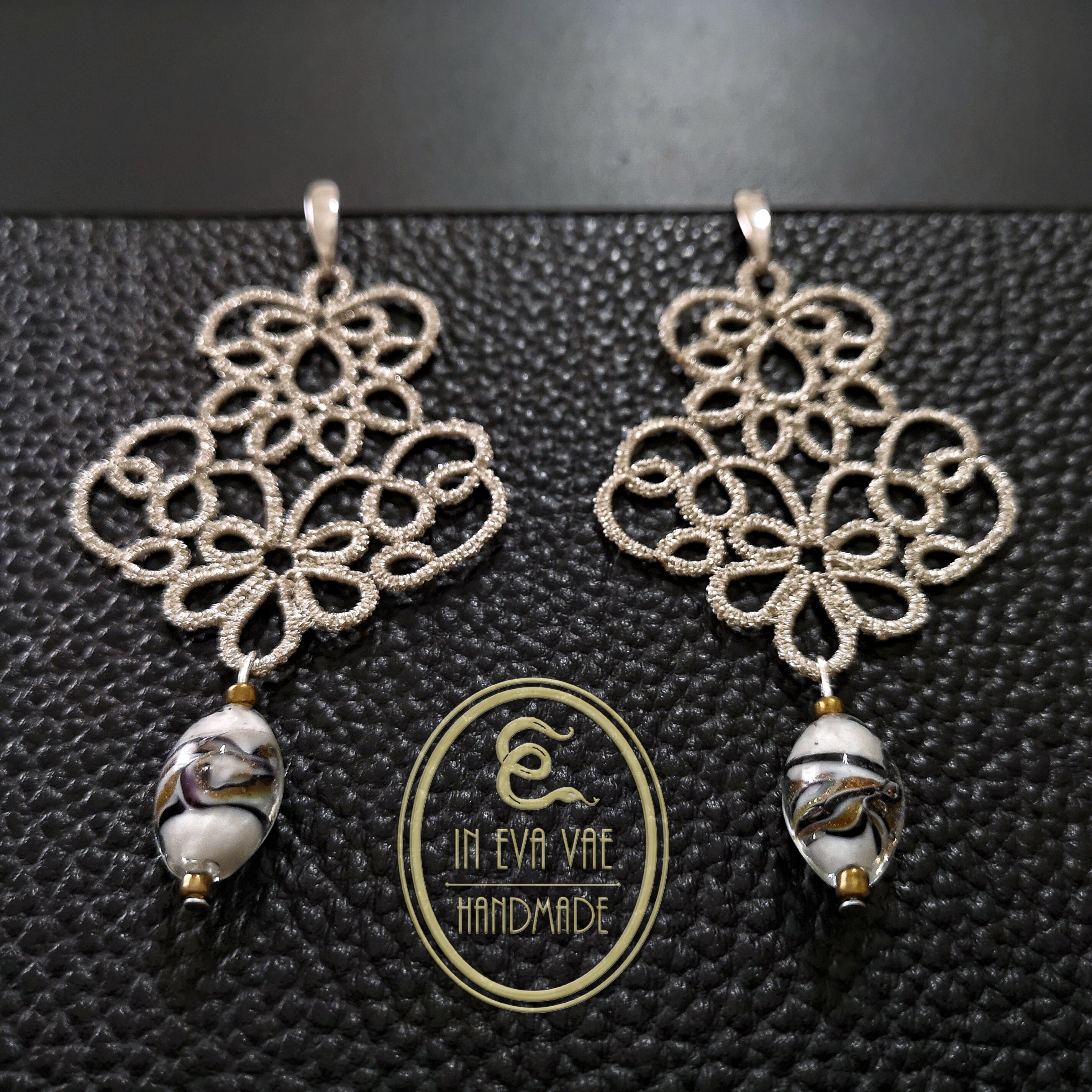 Calantha Graphic Pattern, for Tatting Work, Optimal for Earrings and ...