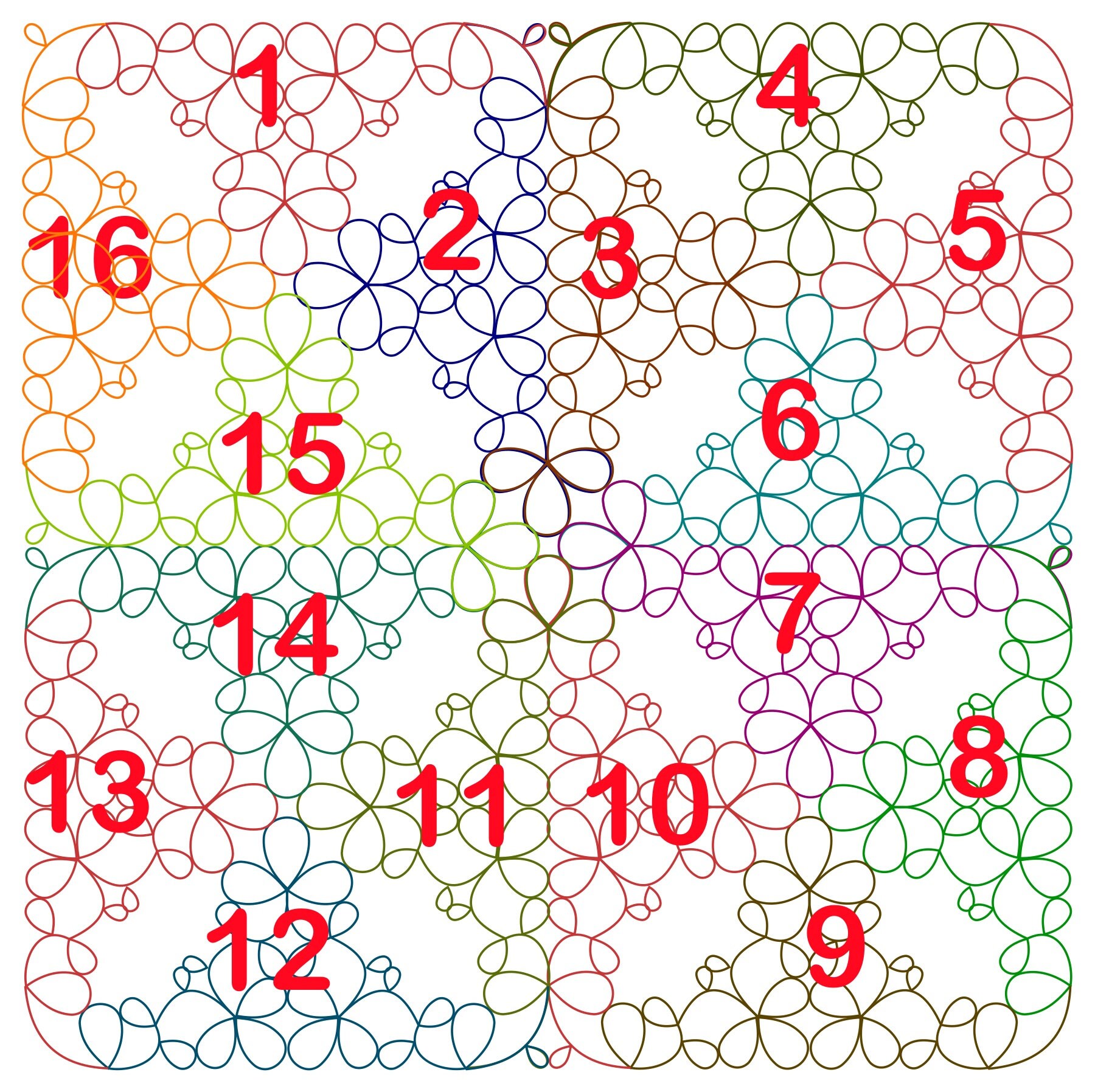 Primrose Pattern Math Magic Primrose Graphic Pattern, for Tatting Work, Tatting Pattern Magic ...