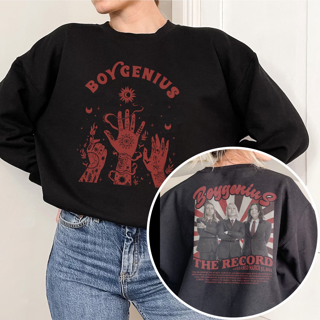 Boygenius the Record Tshirt, Boygenius 2023 Tour Sweatshirt, Rock Band