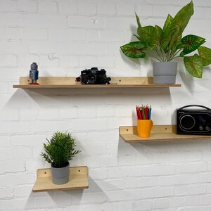 Floating Shelf Modern Shelves Birch Plywood Etsy UK