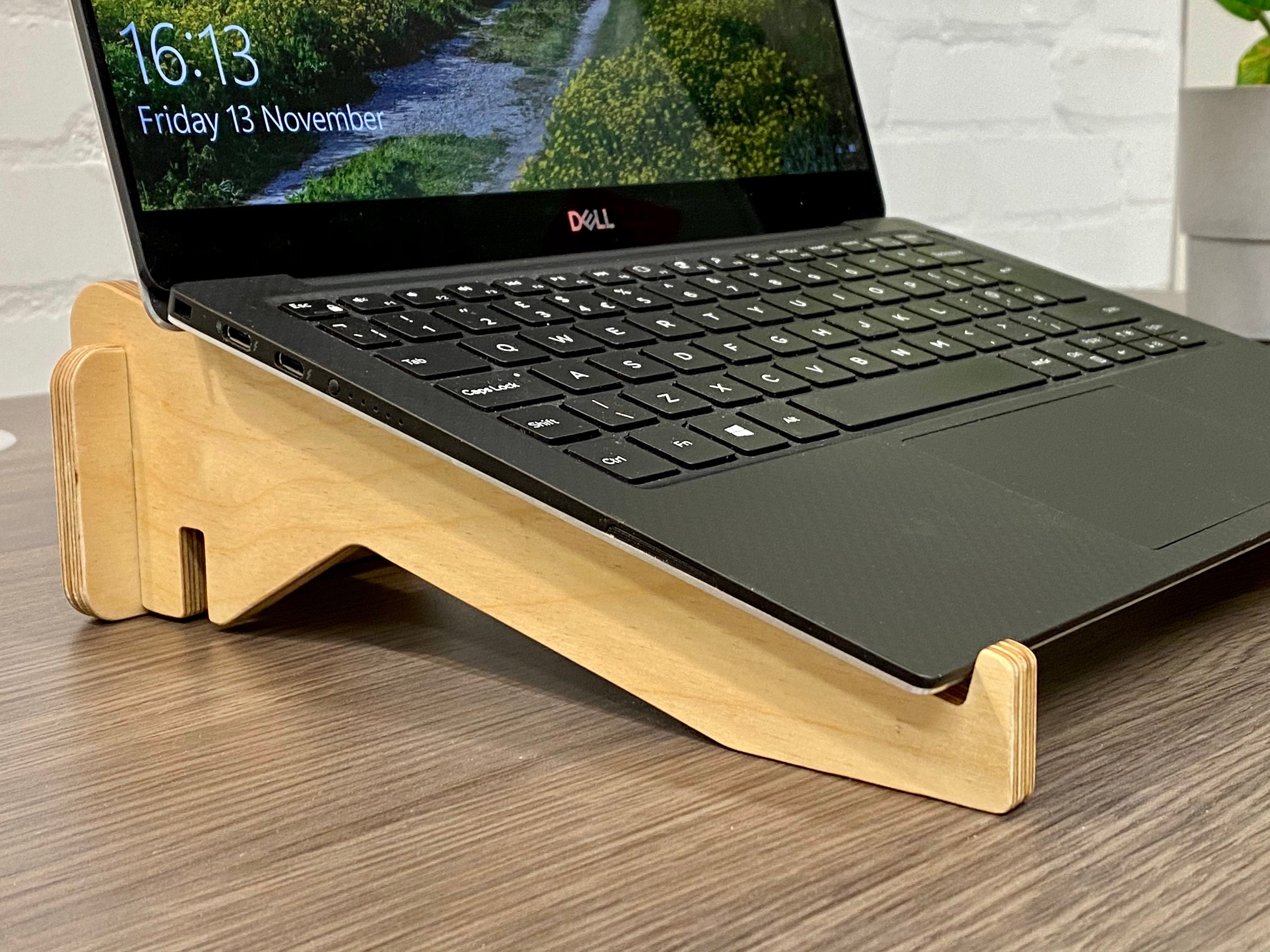 Portable Desktop Riser Collapsable Laptop Riser Birch Etsy
