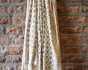 Tribal Sofa Throw Handmade Mudcloth Bed Throw Boho Blanket Made In India