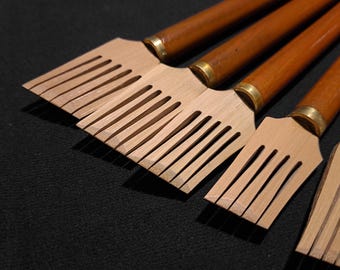 Bamboo Arabic Calligraphy Pen for Water-Based Paint | Handmade Wide Nib Tool for Bold Lettering