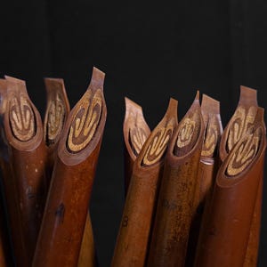 Authentic Handam Bili qalam writing tools crafted for professional Islamic calligraphy and khat art.