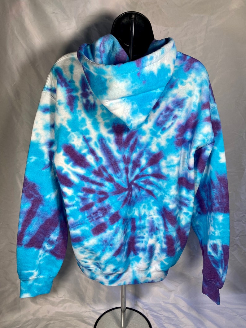 Purple and Blue Tie Dye Hoodie Unisex Tie Dye Hoodie | Etsy