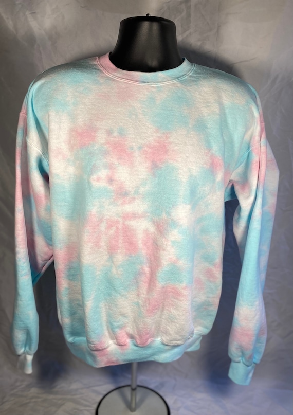 Cotton Candy Tie Dye Sweatshirt Unisex Tie Dye Sweatshirt Etsy