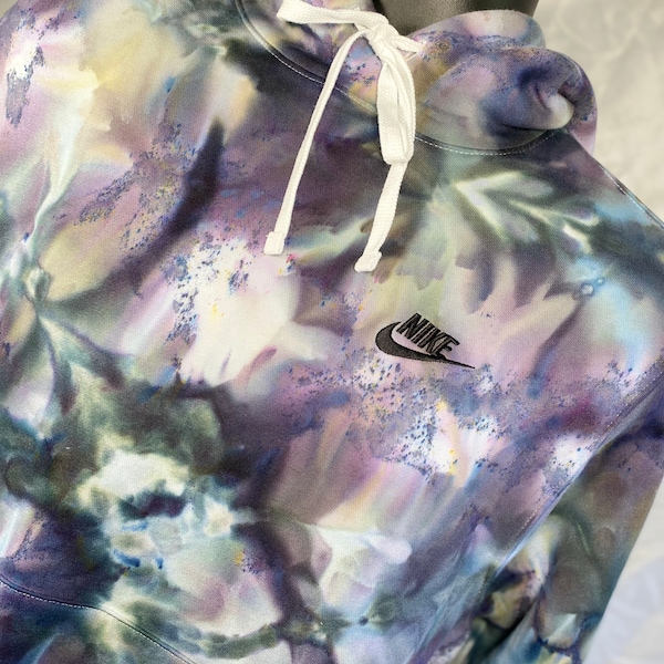 custom tie dye nike hoodie