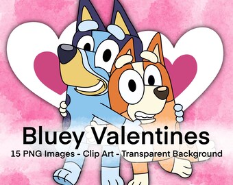 Bluey Valentine Svg | Etsy Canada