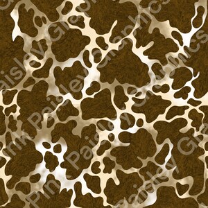 Cow Print Seamless Design
