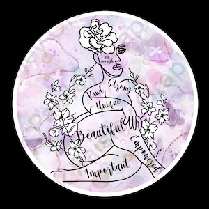 Body Positivity  PNG - Clip Art - Sticker Design - High Res - Transparent Background