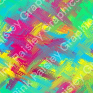 Groovy Tie Dye - Neon - Rainbow - Seamless Design - Seamless File