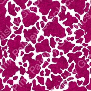 Cow Print Seamless Design