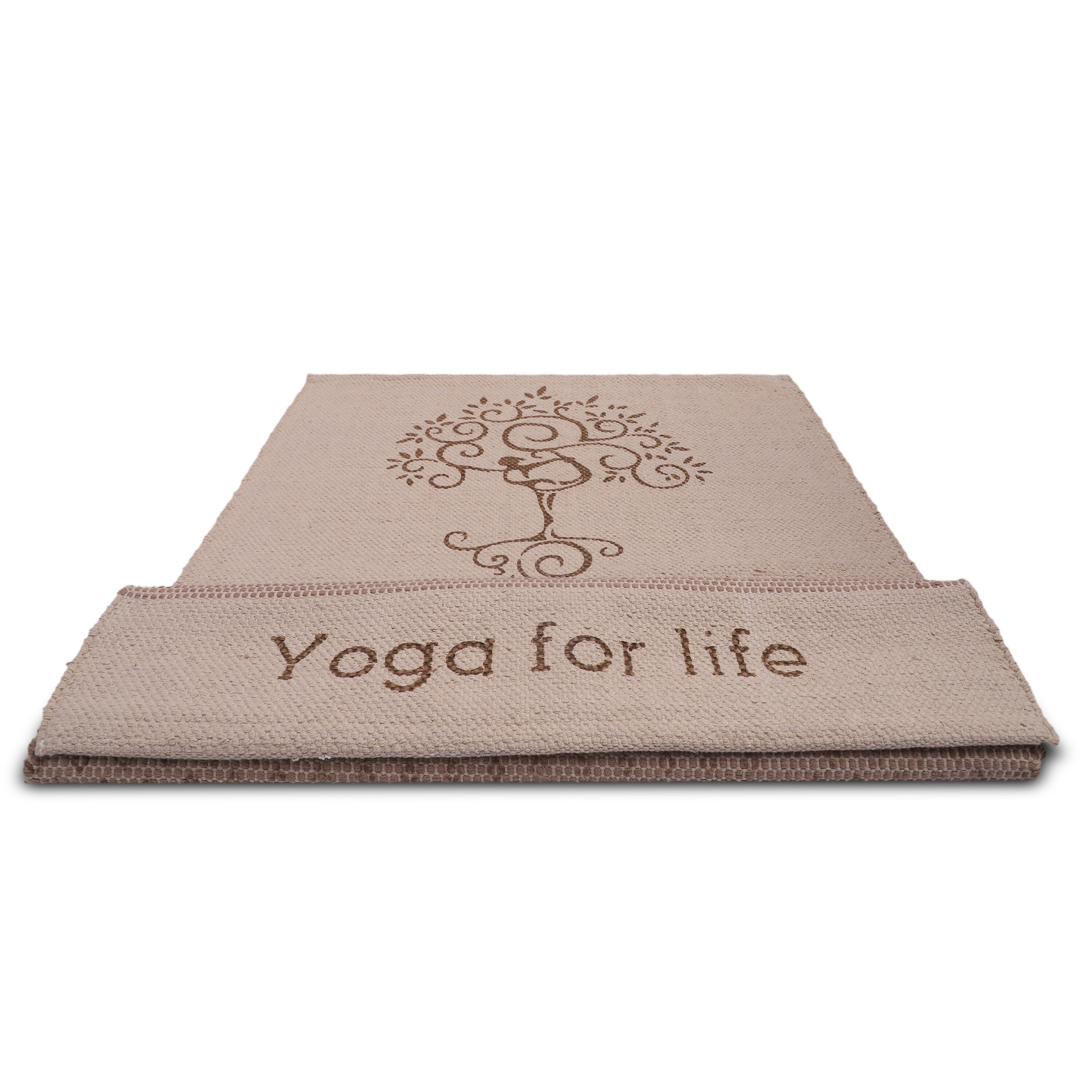 Premium 100 Cotton 'Yoga For Life' Yoga Mat Etsy