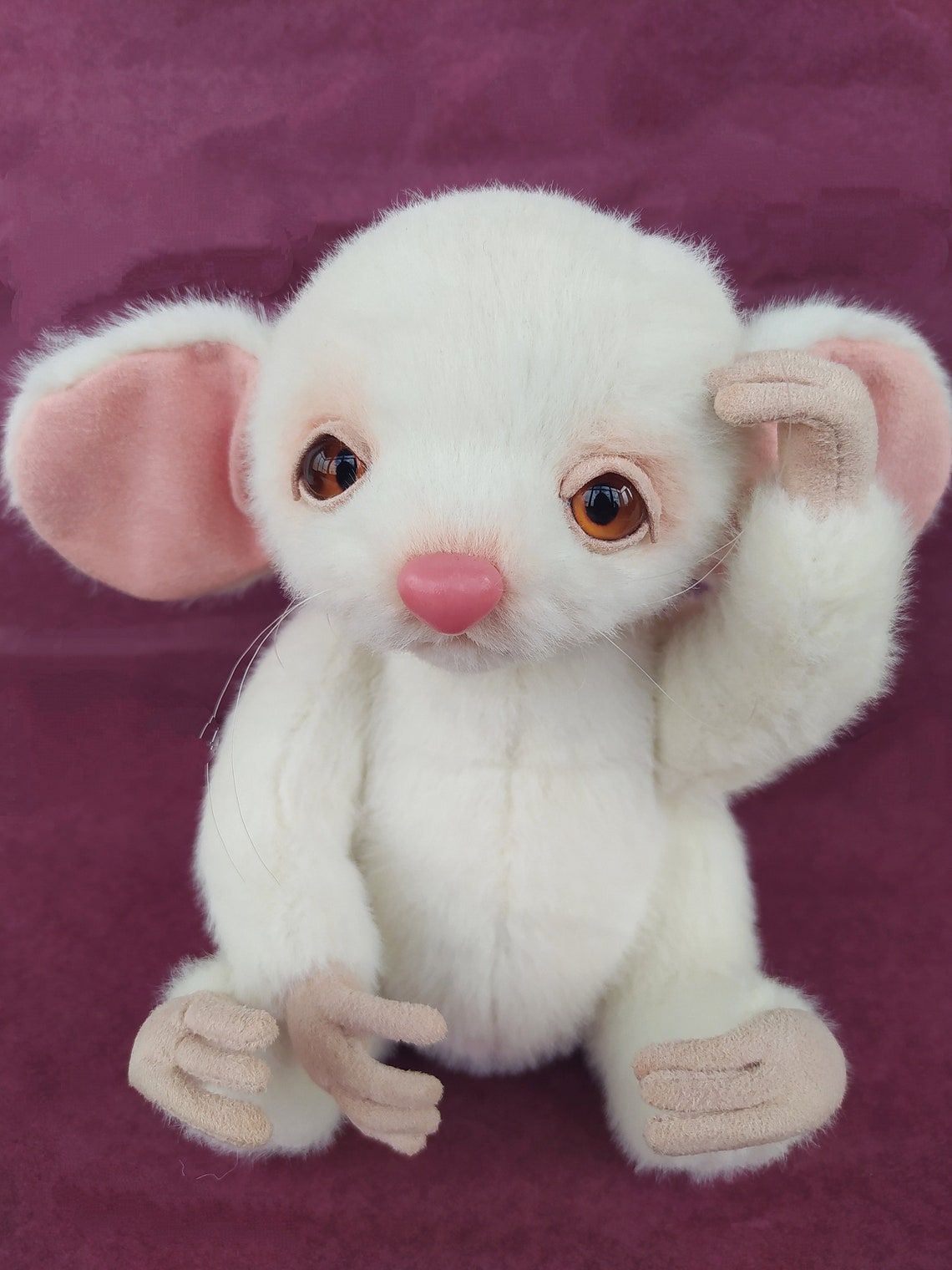 Realistic Mouse Toy Plush Toy Mouse Stuff Handmade Etsy