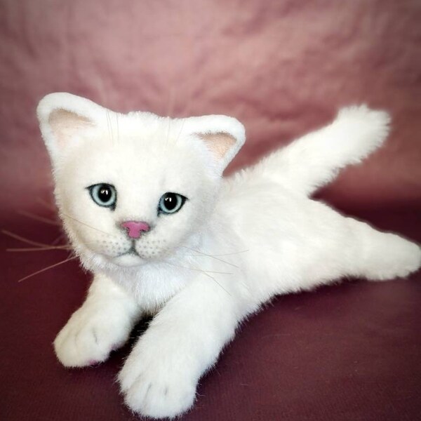 Plush Toy Kitten Etsy