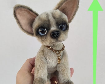 Chihuahua stuff dog realistic puppy realistic plush toy cute dog plush realistic stuff animal