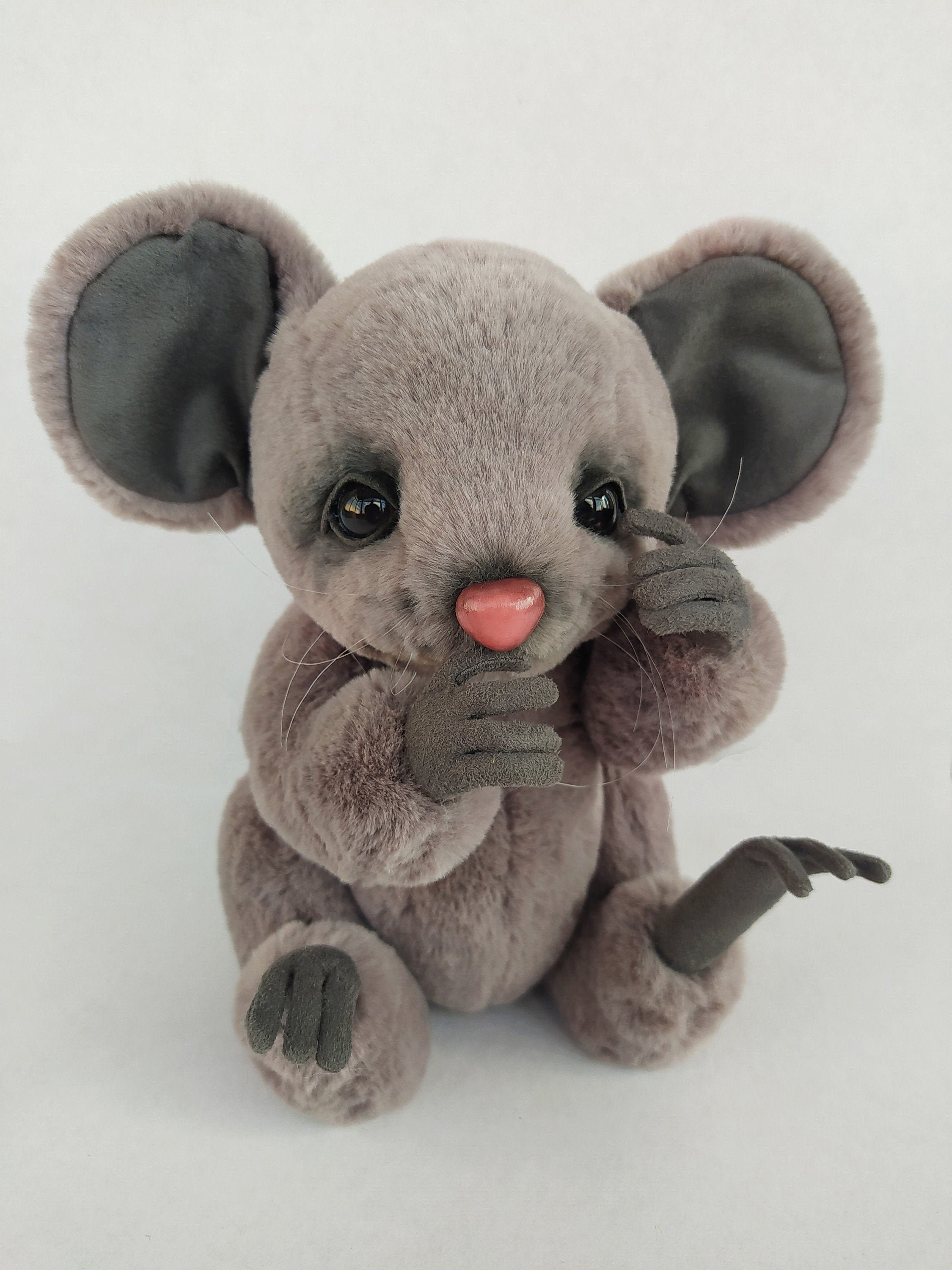 Realistic Mouse Toy Plush Toy Mouse Stuff Handmade Etsy