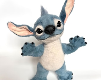 Muñeco realista de Stitch, figura de Stitch, muñeco de Stitch, muñeco de Stitch hecho a mano, muñeco de peluche de Lilo, peluche de Lilo, peluche personalizado