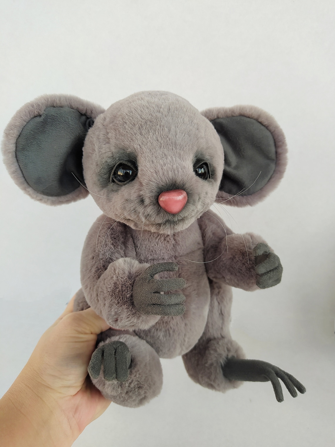 Realistic mouse toy plush toy mouse stuff handmade Etsy