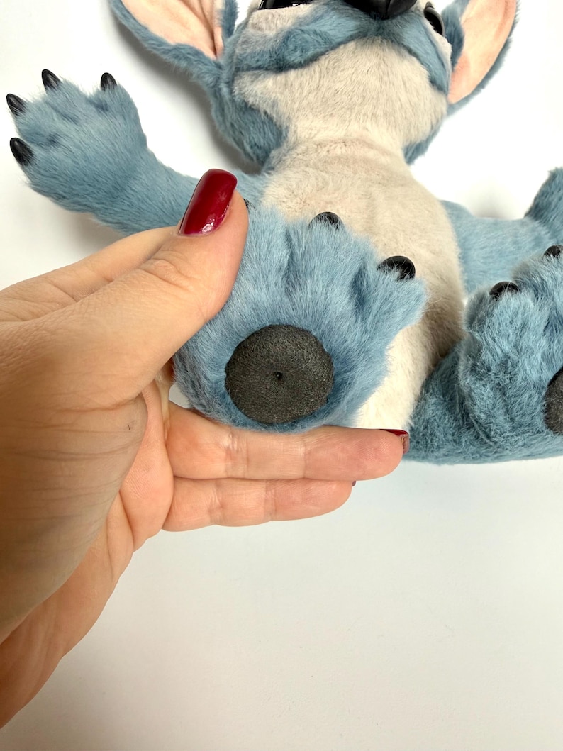 Stitch plush toy,realistic Stitch doll, Stitch figurine, Stitch doll, handmade stitch doll, Lilo plush doll, Lilo stuffed animal image 15