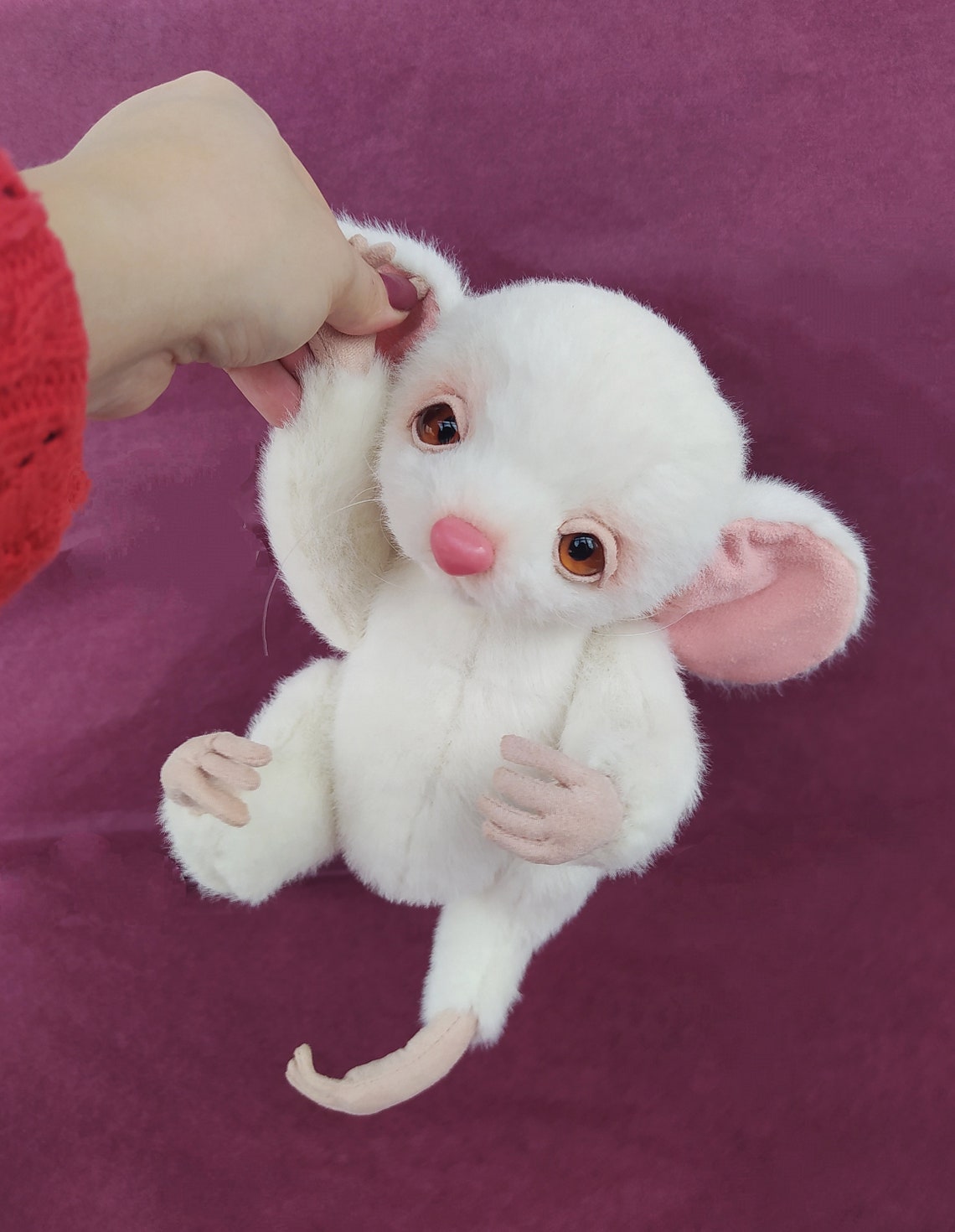 Realistic Mouse Toy Plush Toy Mouse Stuff Handmade Etsy