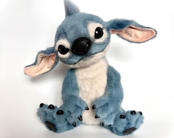 Muñeco realista de Stitch, figura de Stitch, muñeco de Stitch, muñeco de Stitch hecho a mano, muñeco de peluche de Lilo, peluche de Lilo, peluche personalizado