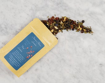 Elderberry & Rosehip Tea, Immunity Blend, Vital Gardens, Organic Loose Leaf Tea, Antioxidant Immune Booster Tea, All Natural