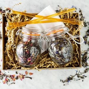 Mix & Match, Customized Tea Gift Set, Build Your Own Loose Leaf Tea Gift Set, Handcrafted Organic Loose Leaf Blends