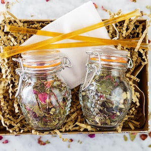 Rose Floral Tea Gift Set, Romantic Gardens Tea Collection Gift Edition, Loose Leaf, Organic, All Natural, Tea Lovers