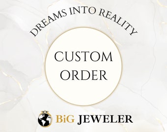 Custom Order, Personalized Unique Jewelry, Custom Necklace, Custom Ring, Earrings And Bracelet, Individual Jewelry, Meaningful Unique Gift