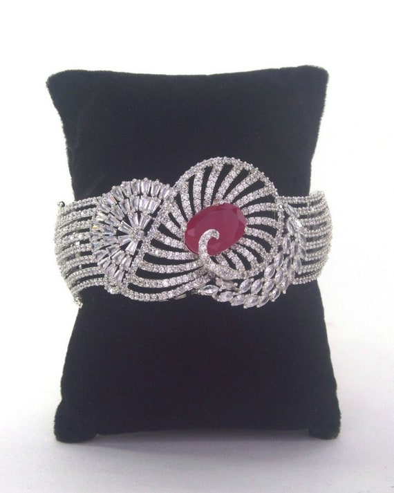 CZ AD Bracelet American Diamond Bracelet Indian cz Diamond Kada Indian ad Diamond bangle designer diamond bracelet