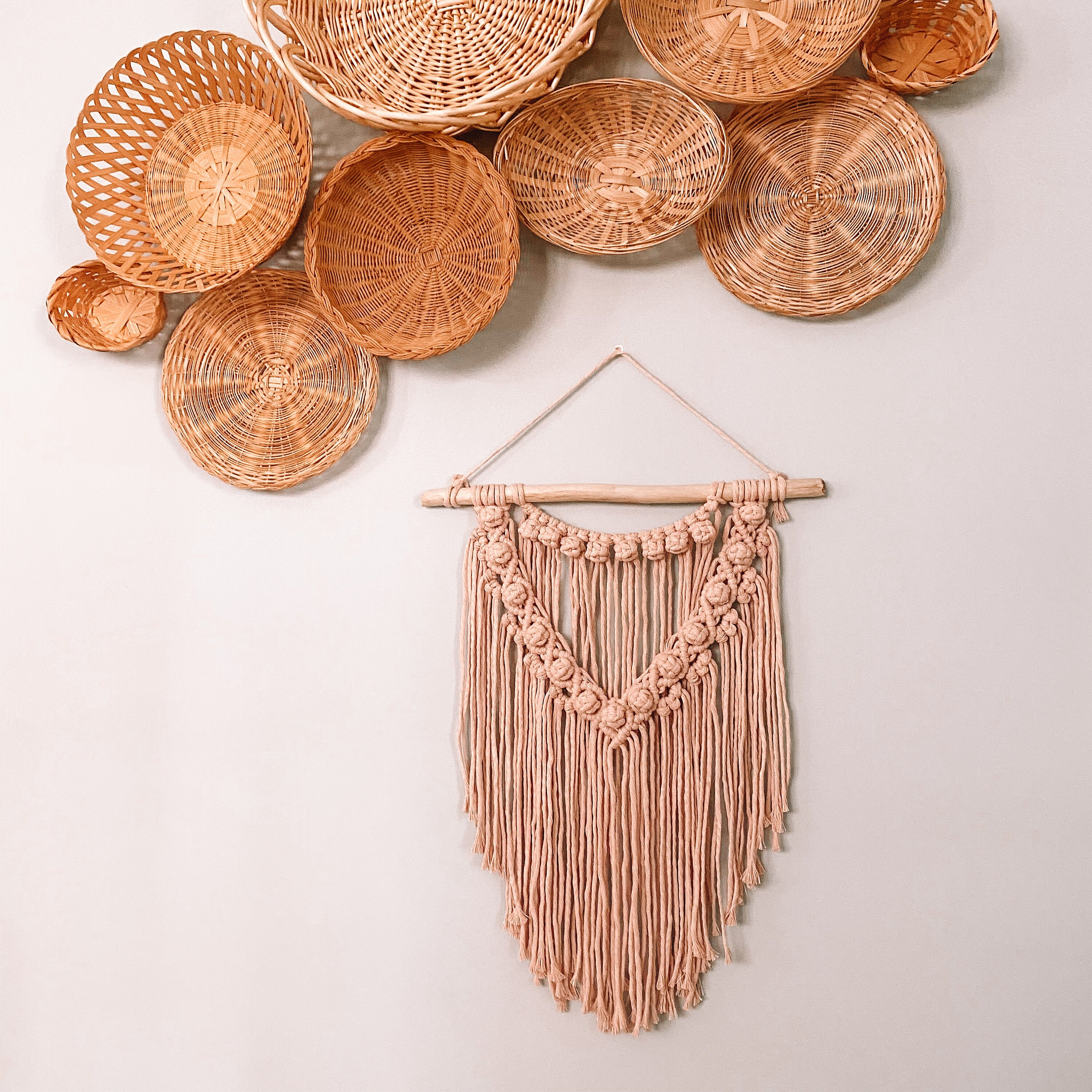 Macrame Pared Colgando / Boho Pared Colgando / Decoración del | Etsy