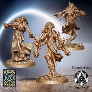 Undead Banshee DnD Miniature, Tabletop RPG DnD Mini, D&D Figurines, Fantasy Gaming and Pathfinder, Labyrinth Models, DnD Gift