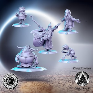 Western RPG Vol 6 Full Set DnD Miniature, Tabletop RPG DnD Mini, D&D Figurines, Fantasy Gaming and Pathfinder, RN Estudio