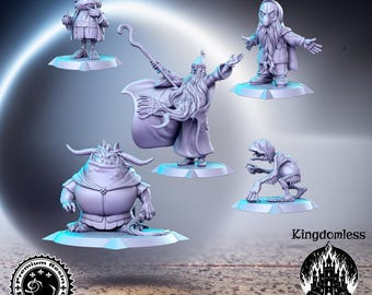 Western RPG Vol 6 Full Set DnD Miniature, Tabletop RPG DnD Mini, D&D Figurines, Fantasy Gaming and Pathfinder, RN Estudio