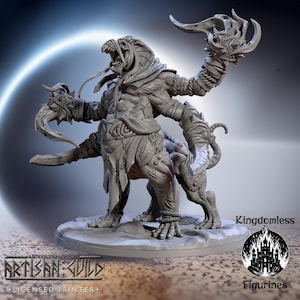 Ratfolk Monstrosity DnD Miniature | Tabletop RPG DnD Mini | D&D Figurines for Pathfinder Fantasy Gaming | Artisan Guild Modular