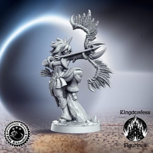 Miniatura de Guardabosques Femenina / D&D, Pathfinder (Juego de rol de mesa), RN Estudio