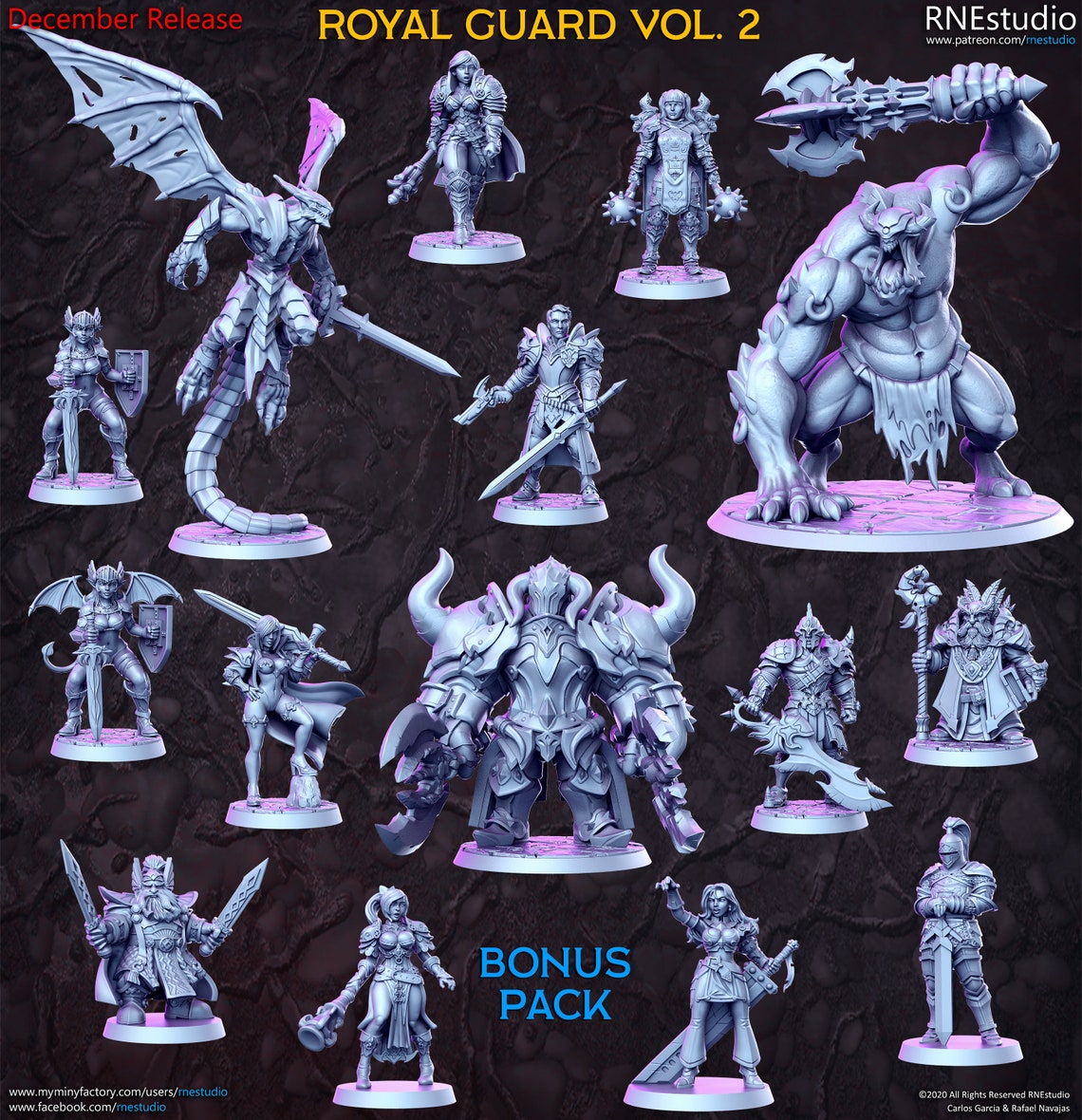 d&d mini figures 3d print