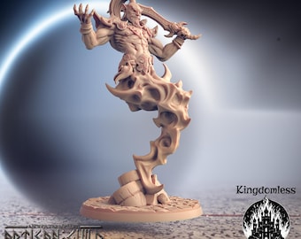 Artisan Guild Djinn Miniature: Modular Tabletop RPG Figure