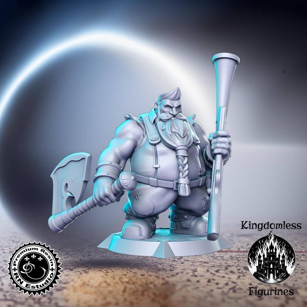 Dwarf Rifleman Dnd Miniature, Tabletop RPG Dnd Mini, D&D Figurines ...