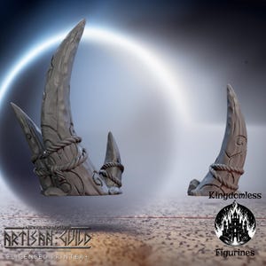 Carved Tusk Terrain DnD Miniature | Tabletop RPG DnD Mini | D&D Figurines for Pathfinder Fantasy Gaming | Artisan Guild Modular