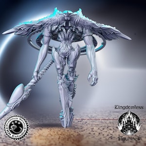 Otherworldly Celestial DnD Miniature, Tabletop RPG DnD Mini, D&D Figurines, Fantasy Gaming and Pathfinder, RN Estudio