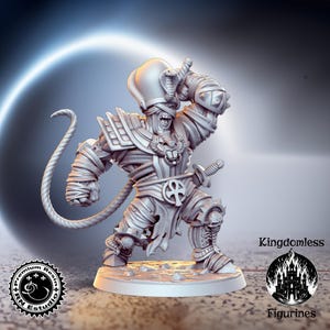 Egyptian Pharaoh Mummy DnD Miniature | Tabletop RPG DnD Mini | D&D Figurines | Fantasy Gaming and Pathfinder | RN Estudio