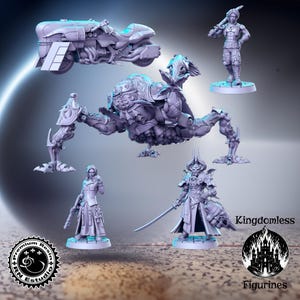 Classic JRPG Vol 12 Full Set DnD Miniature, Tabletop RPG DnD Mini, D&D Figurines, Fantasy Gaming and Pathfinder, RN Estudio, RNEstudio