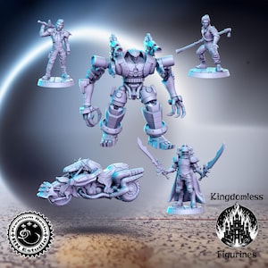 Classic JRPG Vol 11 Full Set DnD Miniature, Tabletop RPG DnD Mini, D&D Figurines, Fantasy Gaming and Pathfinder, RN Estudio, Gift